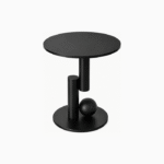 Sculptural Round Side Table