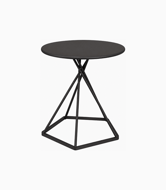 Minimalist Round Metal Side Table
