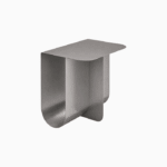 Sculptural Stainless Steel Coffee Table