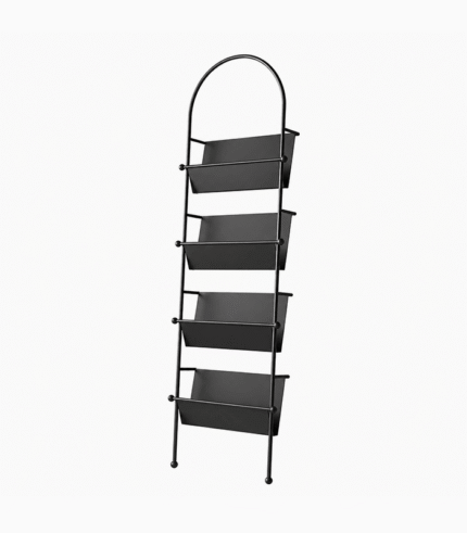 Vertical Wall-Mounted Display Shelf