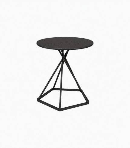 Minimalist Round Metal Side Table