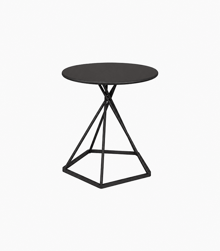 Minimalist Round Metal Side Table