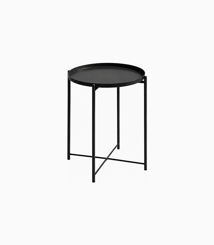 Minimalistic Round Metal Side Table Minimalistic Round Metal Side Table