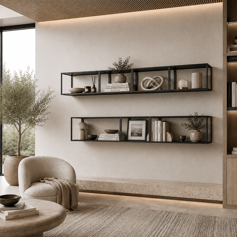 Minimalist Round Steel Side Table