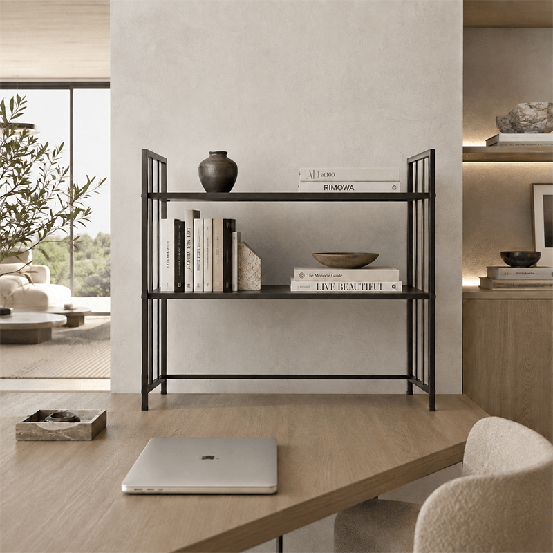 Modern Metal Desk Shelf