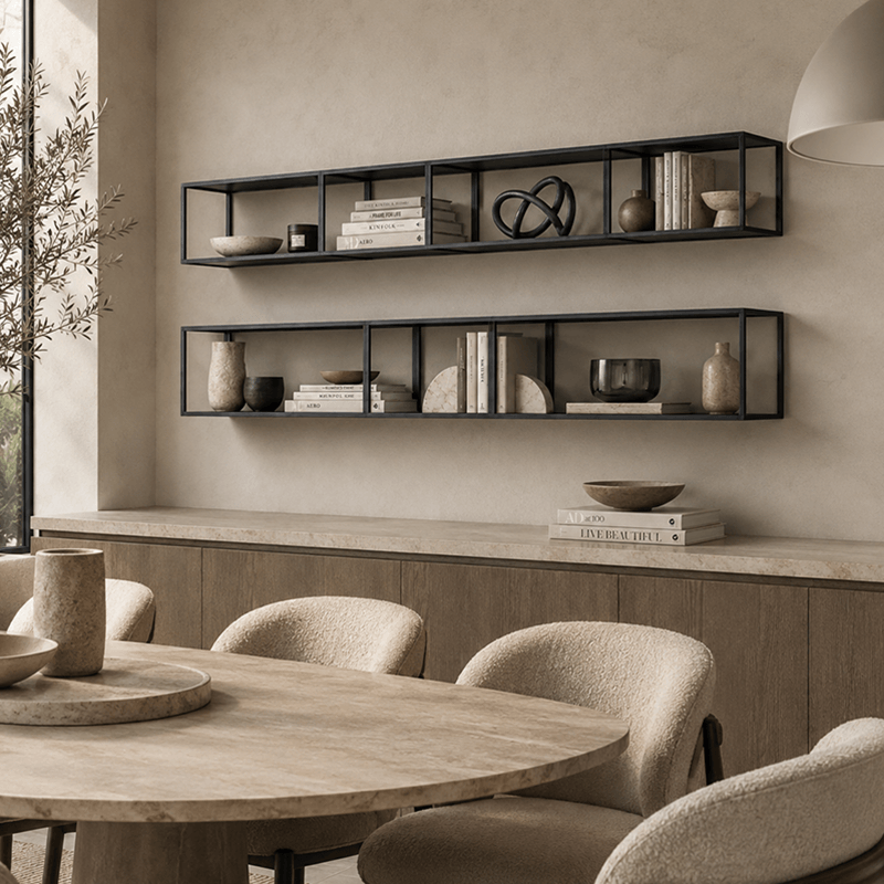 Minimalist Round Steel Side Table