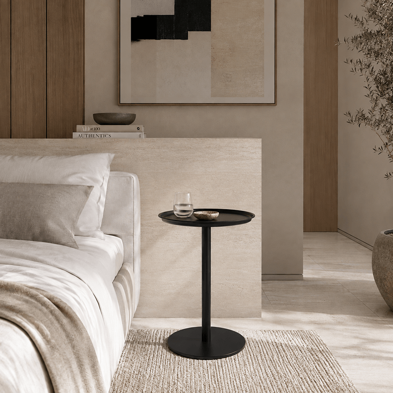 Round Metal Side Table