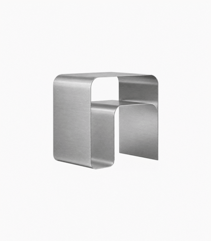 Architectural Stainless Steel Side Tables