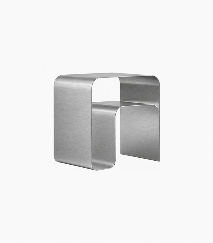 Architectural Stainless Steel Side Tables