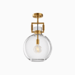 Glass Globe Pendant Light