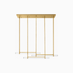 Triple-Bar Linear Chandelier