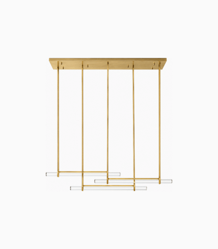 Triple-Bar Linear Chandelier