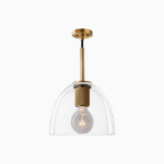 Glass Dome Pendant Light