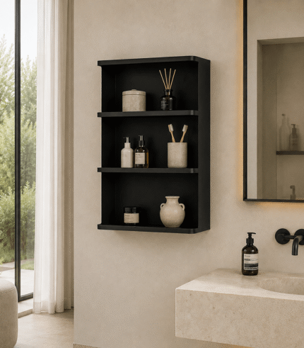 Wall-Mounted Metal Storage Shelf
