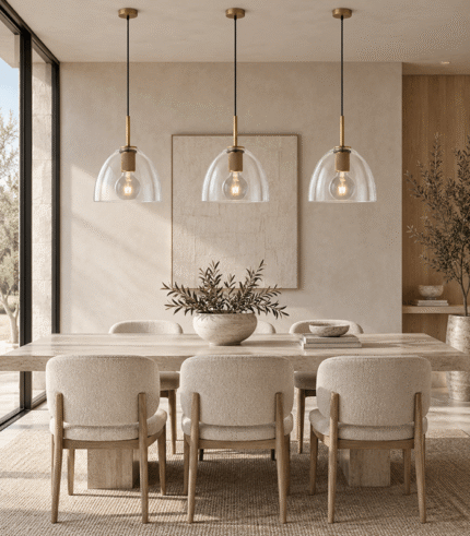 Glass Dome Pendant Light