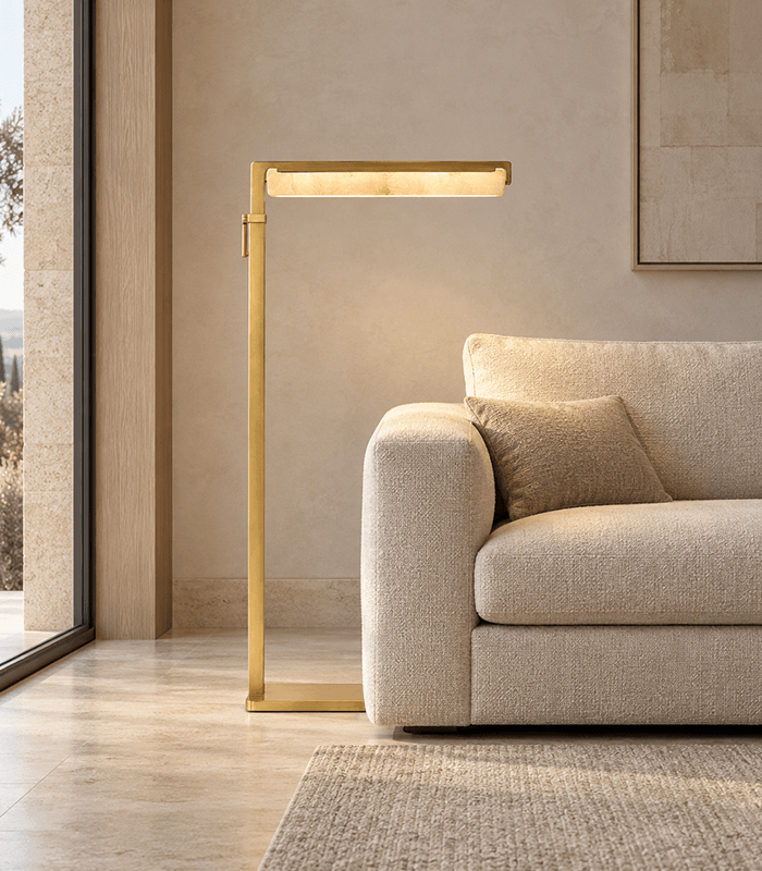Elegant Geometric Floor Lamp