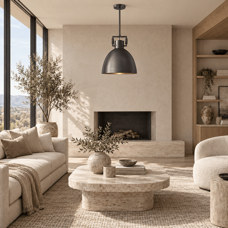 Metal Dome Pendant Light