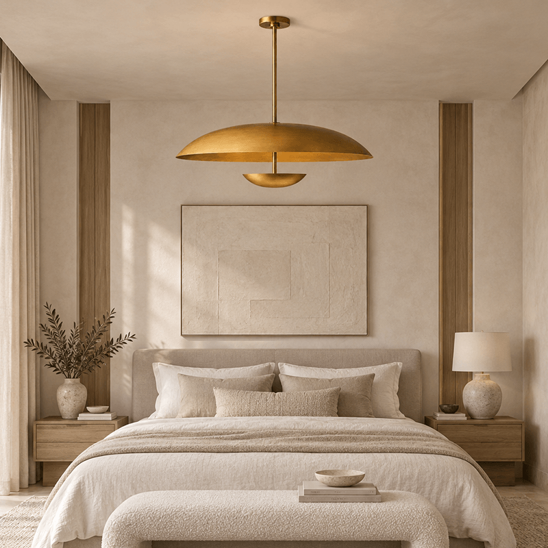 Round Steel Pendant Chandelier